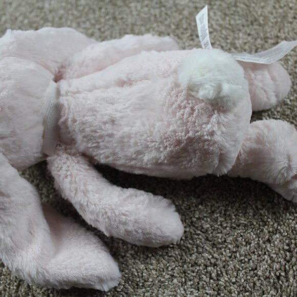 Snug Bunny Rabbit Plush Light Pink Stuffed Animal Toy 11" Soft Lovey Infant NWT - Picture 5 of 6